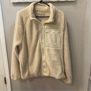 Ultra-Soft Cream Goodfellow Fleece Jacket NWT